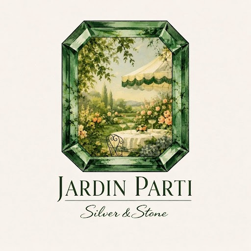 Jardin Parti - Silver & Stone Logo
